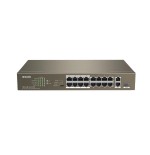 16FE+2GE/1SFP Desktop Switch With 16-Port PoE