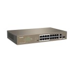 16FE+2GE/1SFP Desktop Switch With 16-Port PoE